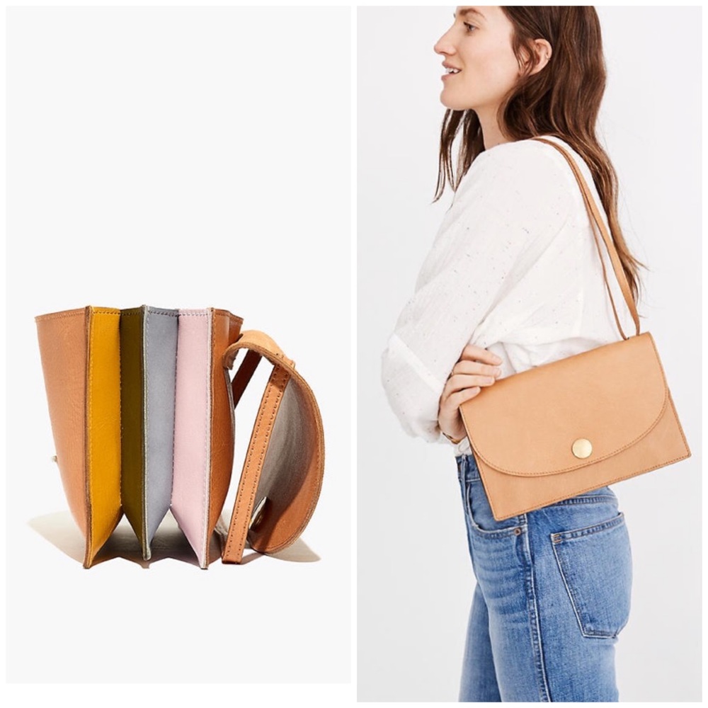 Madewell Slim Convertible Bag Rainbow Edition